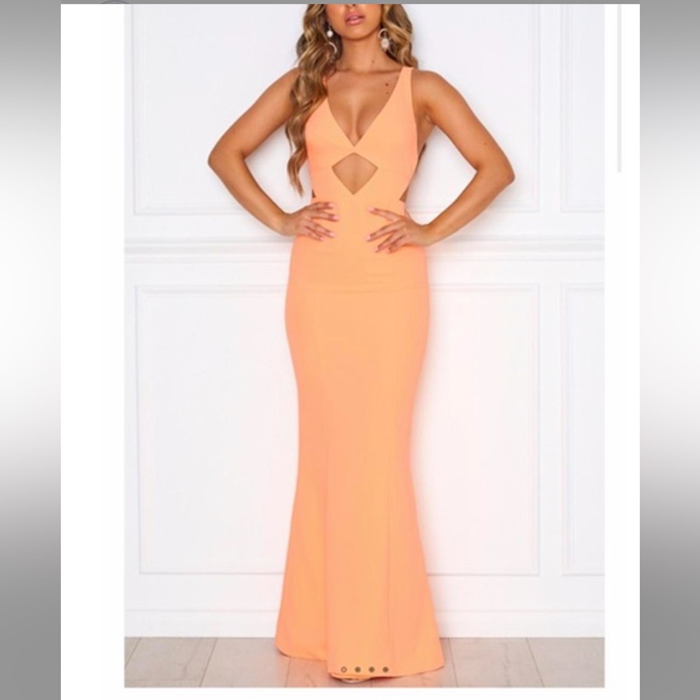 Cannes Gown in Peach 🍑